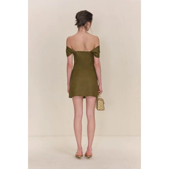 Cult Gaia Olive Mini Dress - Picture 3 of 6